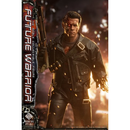 ミリタリー PRESENT TOYS PT-SP51 T800 DX.Ver 1/6 Present Toys Pt-Sp51 The Terminator 1/6 Figures T800 Future
