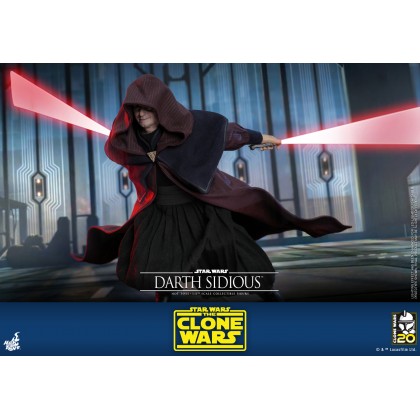 ホットトイズ TMS102 ダース・シディアス 1/6Darth Sidious Star Wars: The Clone Wars TMS102 Darth Sidious 1/6th Scale