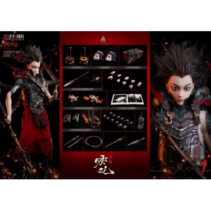 A Toys AT-0001 1/6th scale Dark Myth Nezha scale Collectible Figure