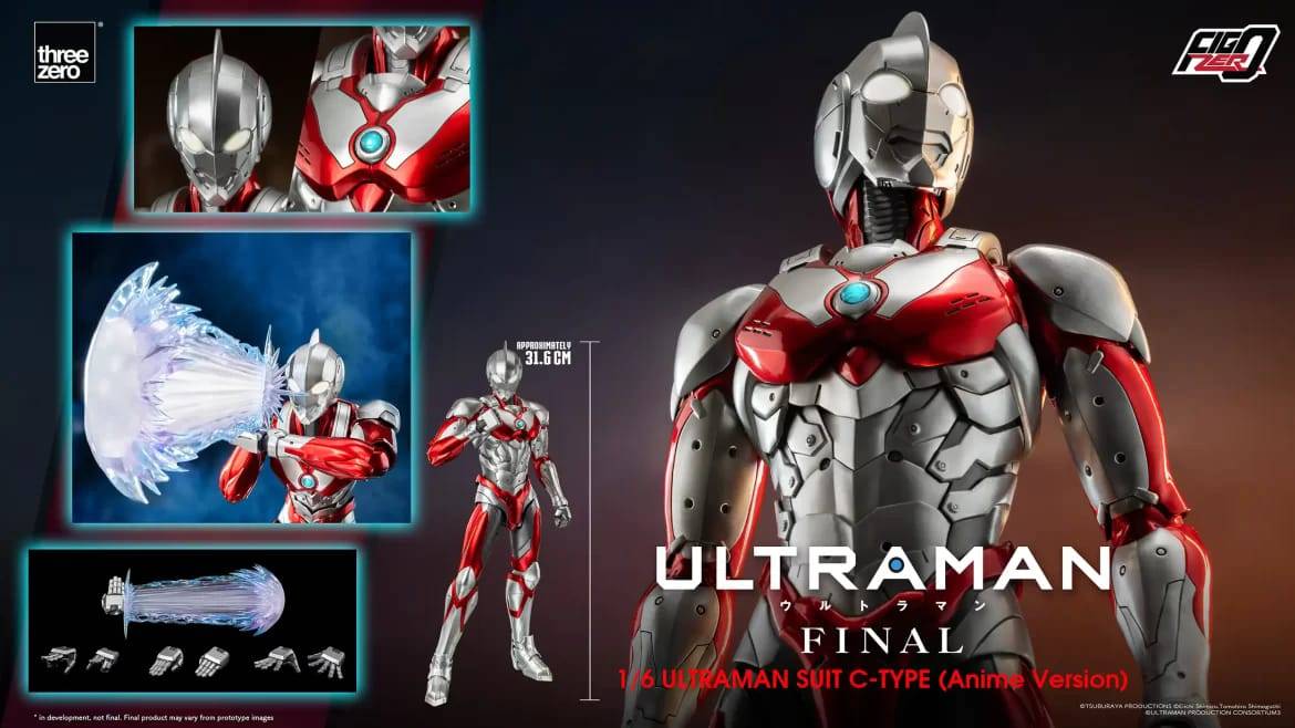ThreeZero 3Z05090W0 1/6th scale Ultraman Suit C-Type Anime Version
