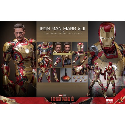 Iron Man Mark XLII (2.0) - Hot Toys MMS758D65 Iron Man 3 1/6th