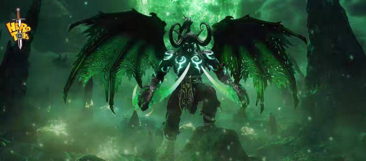 1/10 Illidan Stormrage (Black Demon Version)