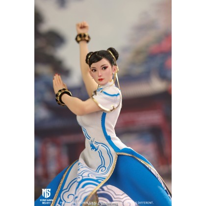 Star Man MS-011 1/6th scale Female Fighter Chun-Li (Blue Cloud