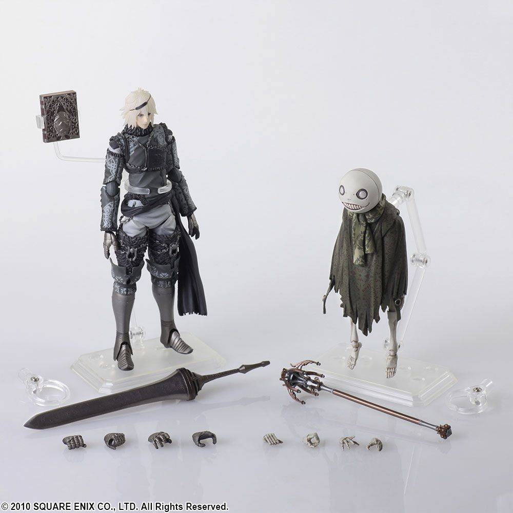 Nier & Emil Set - Square Enix Bring Arts Kai Nier Replicant