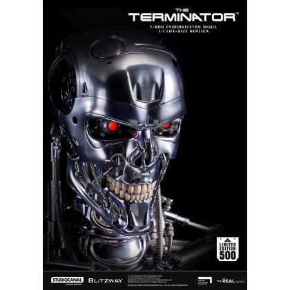 Blitzway BW-LS-40201 1/1 T-800 Endoskeleton Skull Life Size