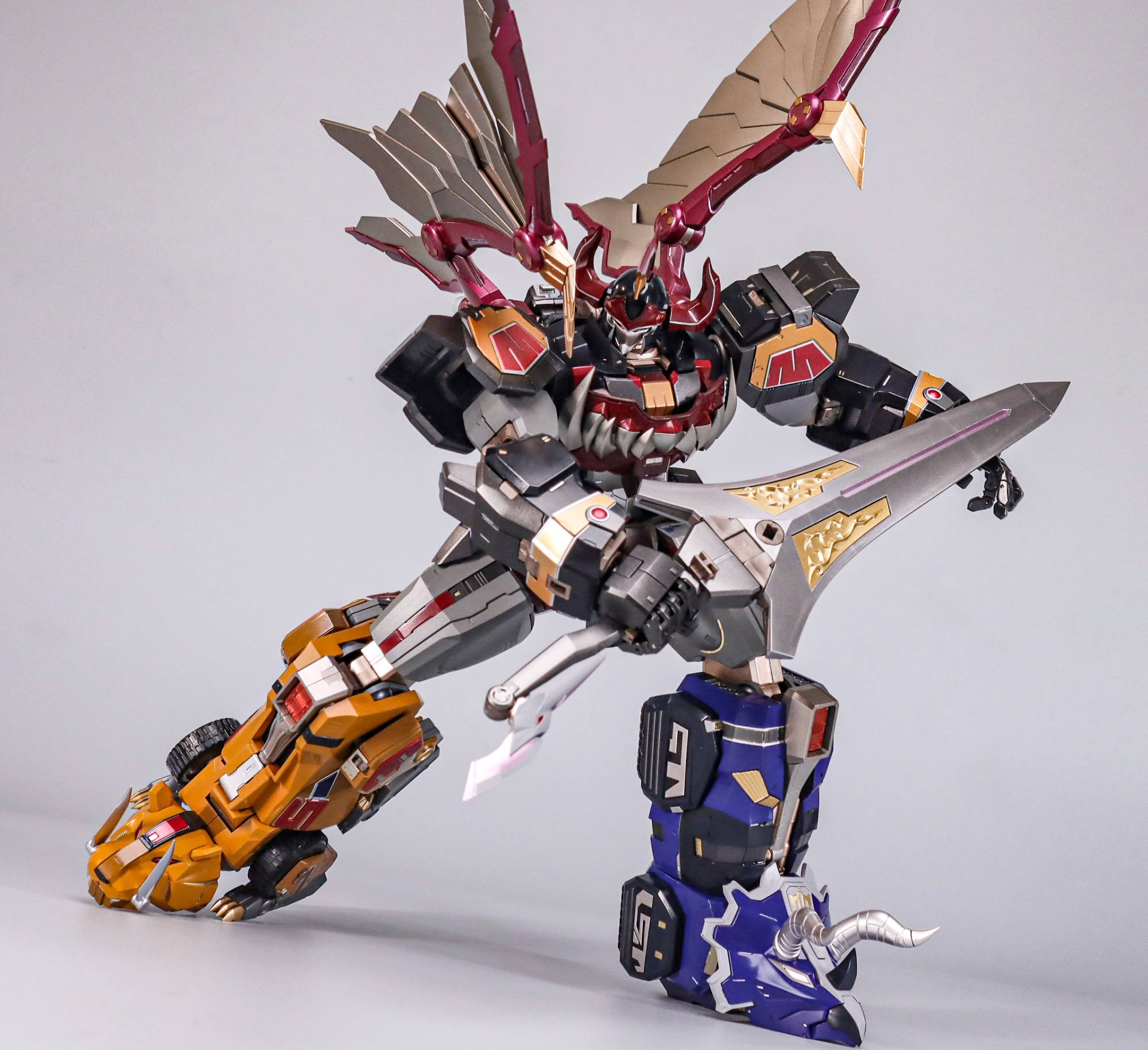 ZL Model ZL-01 Power Rangers Megazord (25cm) 炸裂模型 ZL-01 神兽合体
