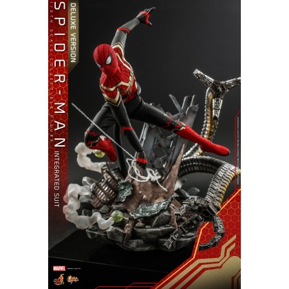 Spider-Man (Integrated Suit)(Deluxe Version) - Hot Toys MMS624