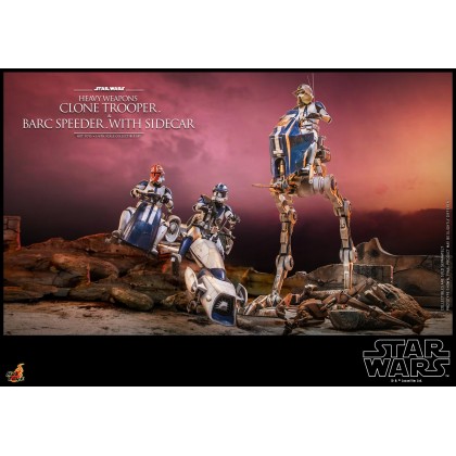 加*紀様 BARC SPEEDERのみ HotToys Star Wars Tr Hot Toys TMS077 STAR WARS 1/6 HEAVY WEAPONS CLONE TROOPER