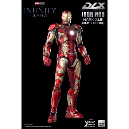 threezero Iron Man Mark 43 フィギュア Threezero DLX Iron Man Mark 43 Marvel Studios The Infinity Saga
