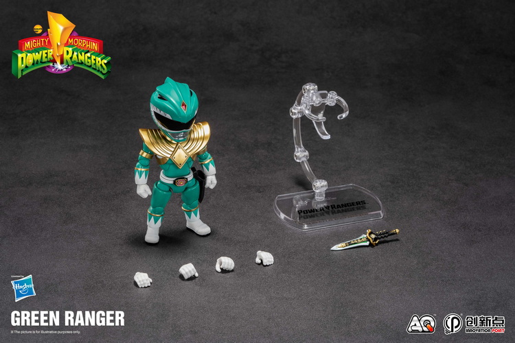 Green Ranger - Innovation Point Action. Q Mighty Morphin Power Rangers -action_heroes_kaiju Sales Store