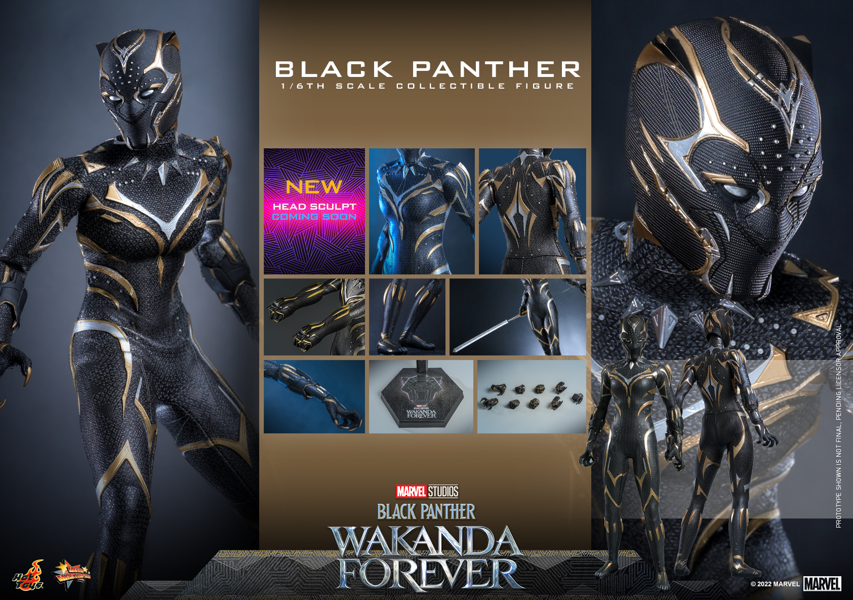 Black Panther - Hot Toys MMS675 Black Panther Wakanda Forever 1/6th Scale Collectible Figure 12 Black Panther - Hot Toys MMS675 Black Panther Wakanda Forever 1/6th Scale Collectible Figure -superhero-scifi-robot Sales 2023 Enc6vL6g1668026371