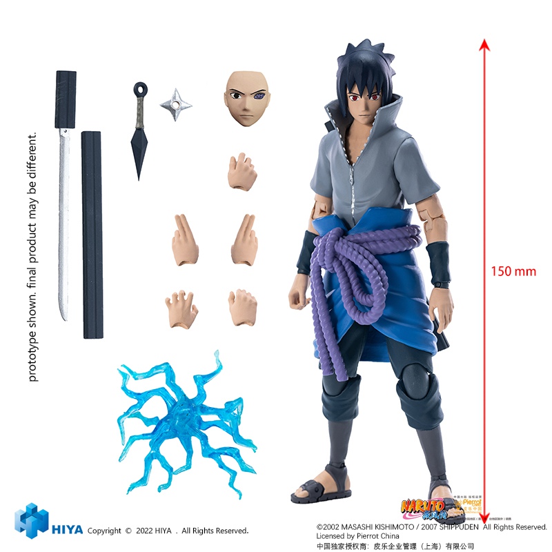 Sasuke Uchiha - Hiya Toys EBN0036 1/12th Scale -action_heroes_kaiju Sales Store WKviUjnd1668616892