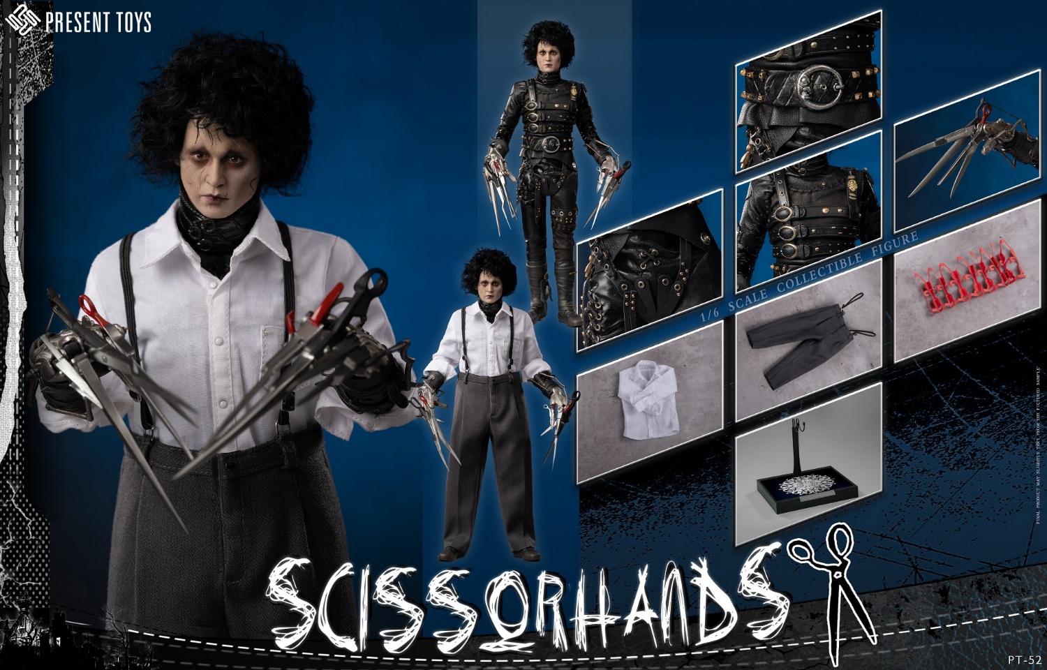 Scissorhands - Present Toys PT-SP52 1/6th Scale -action_heroes_kaiju Sales Store ML1vBjhA1669539064