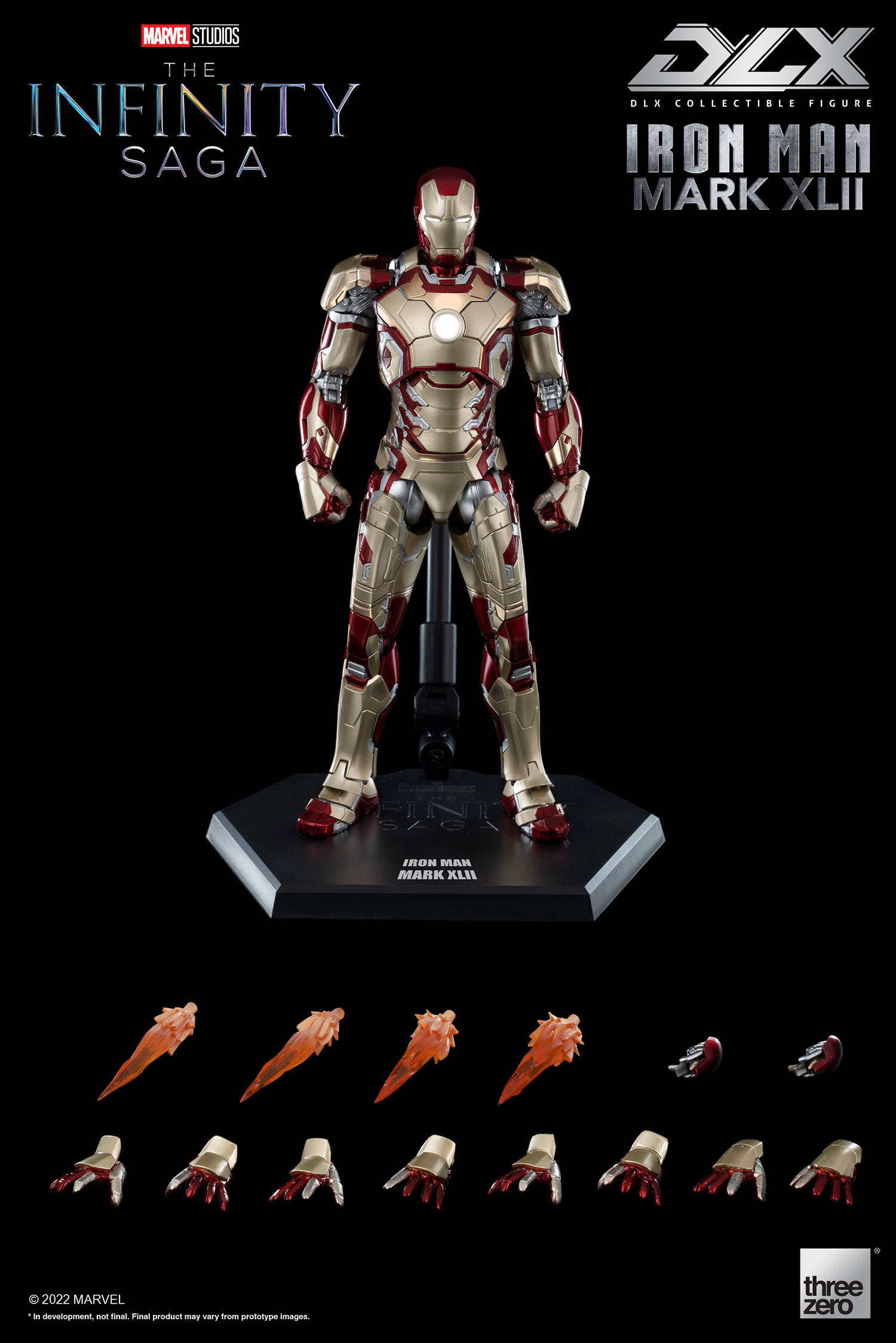 hirO.to.maronさま Threezero DLX Iron Man Mark 46 Marvel Studios The Infinity