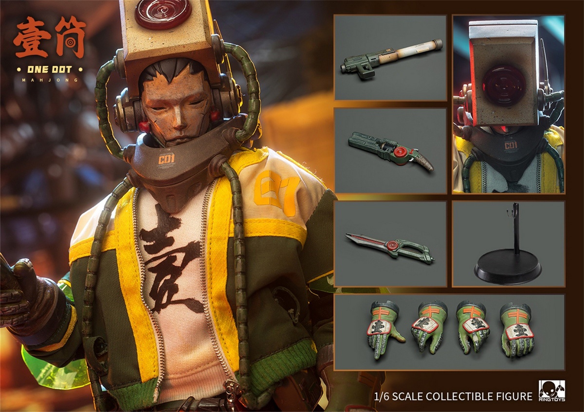 One Dot Mahjong - Ring Toys RT014 1/6th Scale Action Figures 14 One Dot Mahjong - Ring Toys RT014 1/6th Scale Action Figures -action_heroes_kaiju Sales Store PD7PKMns1670572803