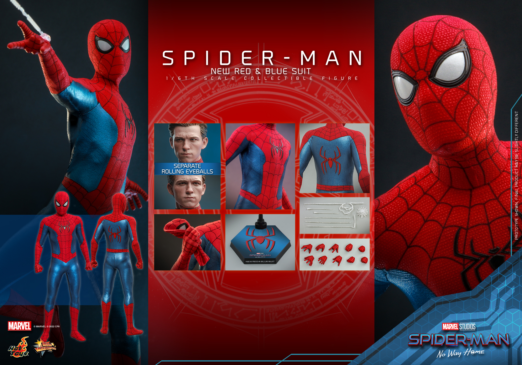 Spider-Man (New Red And Blue Suit) - Hot Toys MMS679 Spider-Man No Way Home 1/6th Scale Collectible Figure 12 Spider-Man (New Red And Blue Suit) - Hot Toys MMS679 Spider-Man No Way Home 1/6th Scale Collectible Figure -superhero-scifi-robot Sales 2023 9gQ5p2501671247173