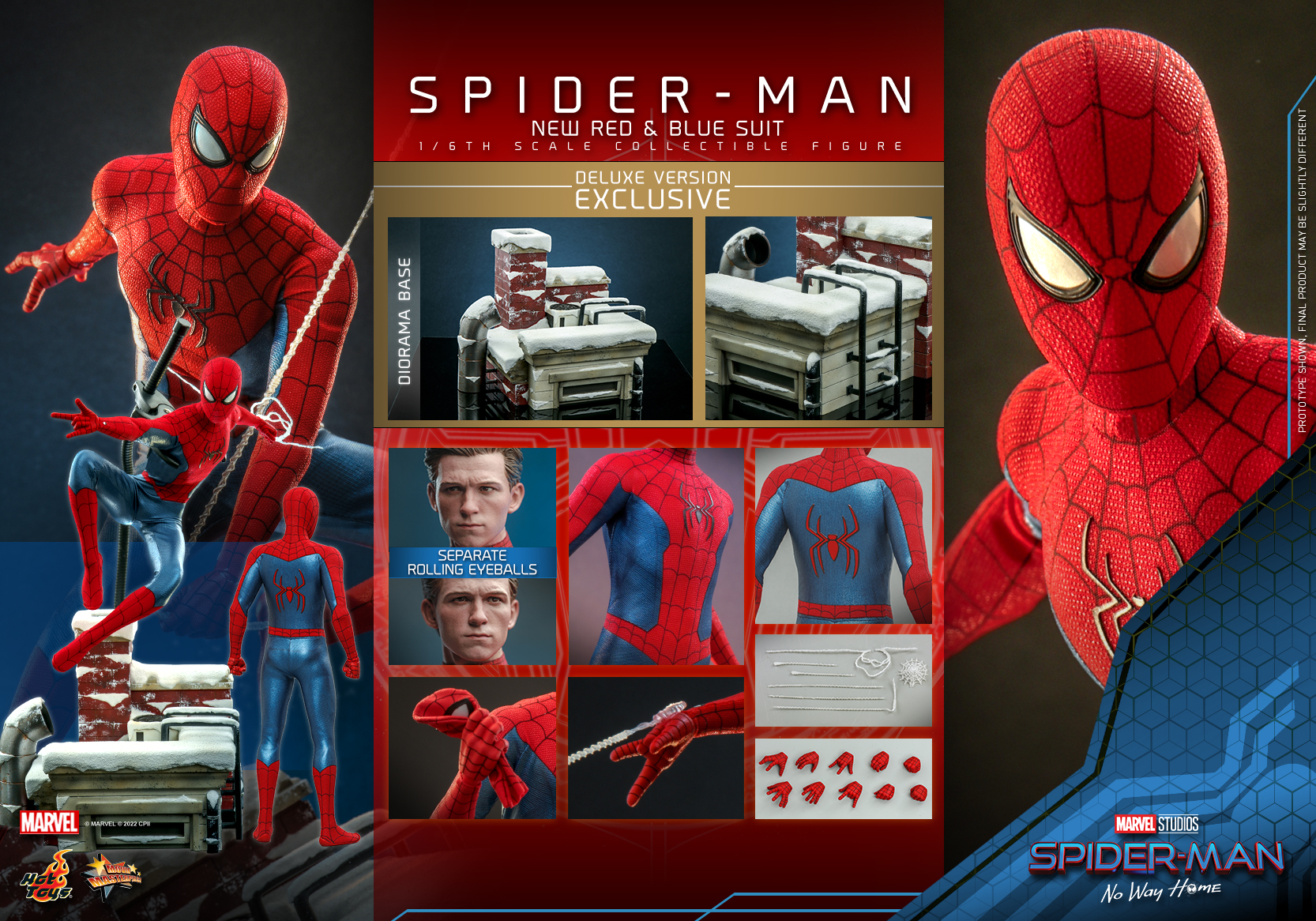 Spider-Man (New Red And Blue Suit) (Deluxe Version) - Hot Toys MMS680 Spider-Man No Way Home 1/6th Scale Collectible Figure 12 Spider-Man (New Red And Blue Suit) (Deluxe Version) - Hot Toys MMS680 Spider-Man No Way Home 1/6th Scale Collectible Figure -superhero-scifi-robot Sales 2023 ykAvor1U1671248044