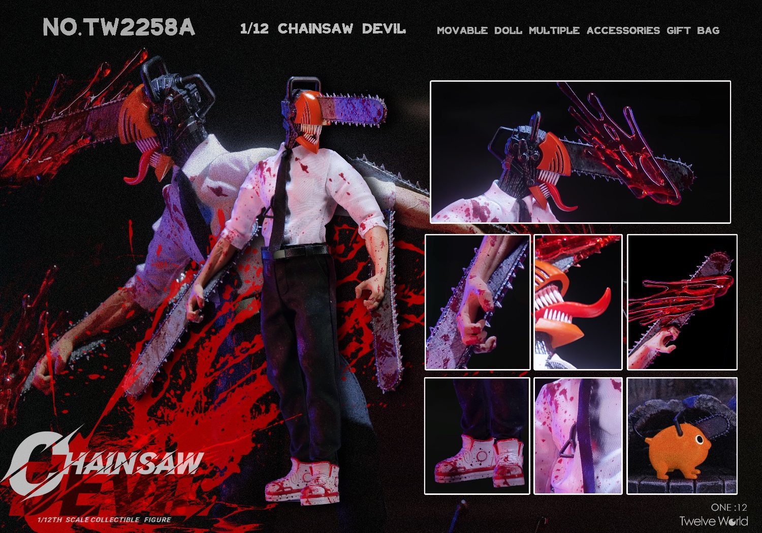 Chainsaw Devil - TWToys TW2258A 1/12th Scale -action_heroes_kaiju Sales Store 9a0QS7hj1671453683