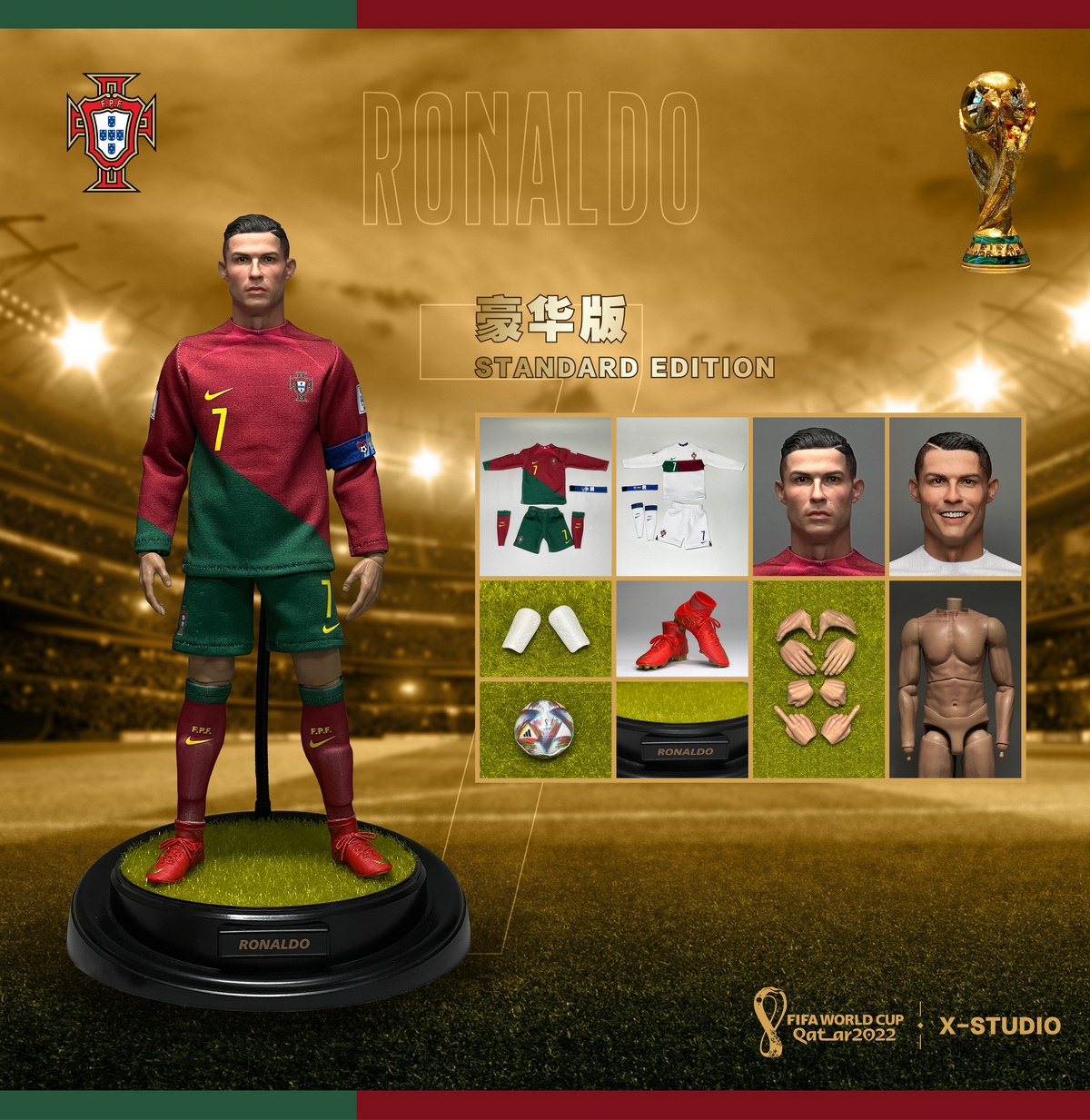 Cristiano Ronaldo (Deluxe Edition) - X Studio CR7D 1/6th Scale 10 Cristiano Ronaldo (Deluxe Edition) - X Studio CR7D 1/6th Scale -action_heroes_kaiju Sales Store Wv1LTGTE1672904839