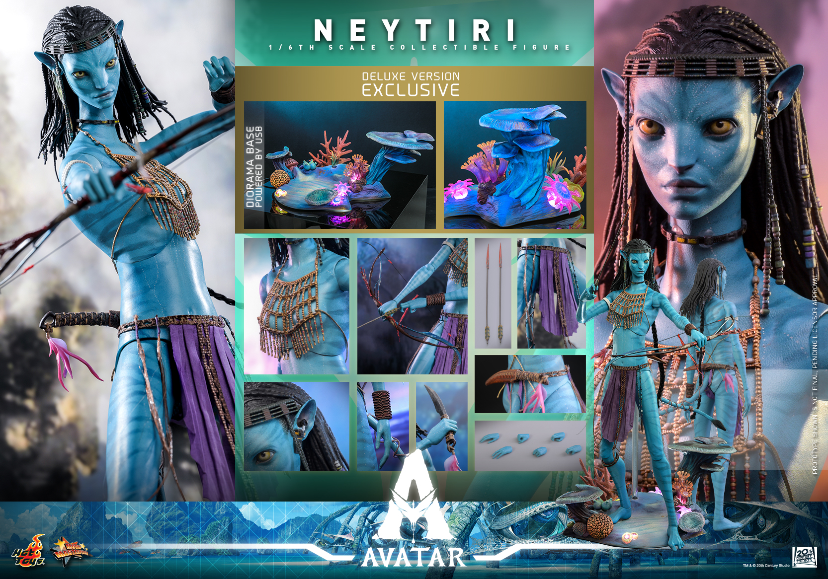 Neytiri (Deluxe Version) - Hot Toys MMS686 Avatar 2: The Way Of Water 1/6th Scale Collectible Figure -action_heroes_kaiju Sales Store bpiVb1Z41673608779