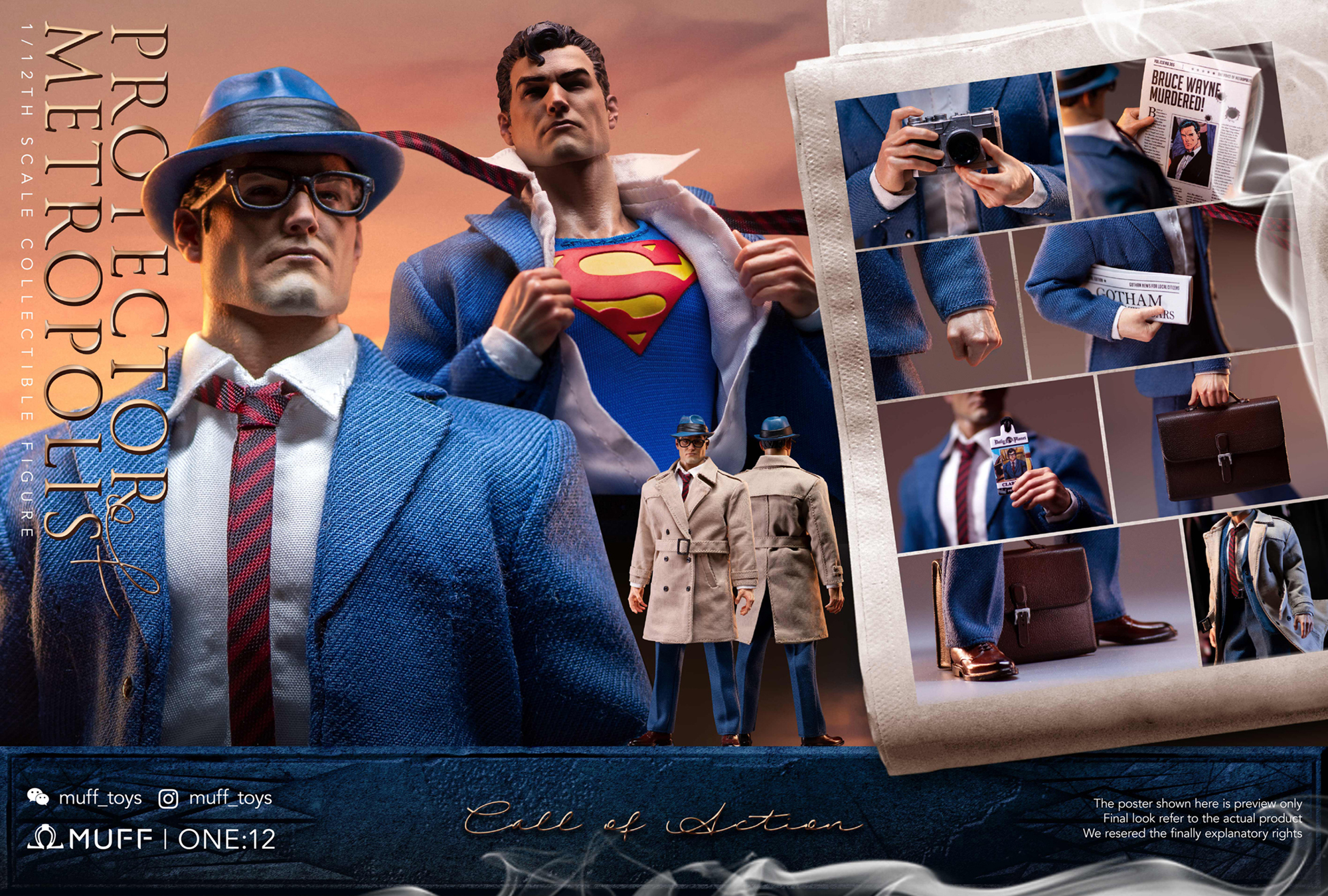 Clark Kent - Muff Toys MF05 1/12th Scale Protector Of Metropolis 12 Clark Kent - Muff Toys MF05 1/12th Scale Protector Of Metropolis -superhero-scifi-robot Sales 2023 XHhOAkDl1673881849