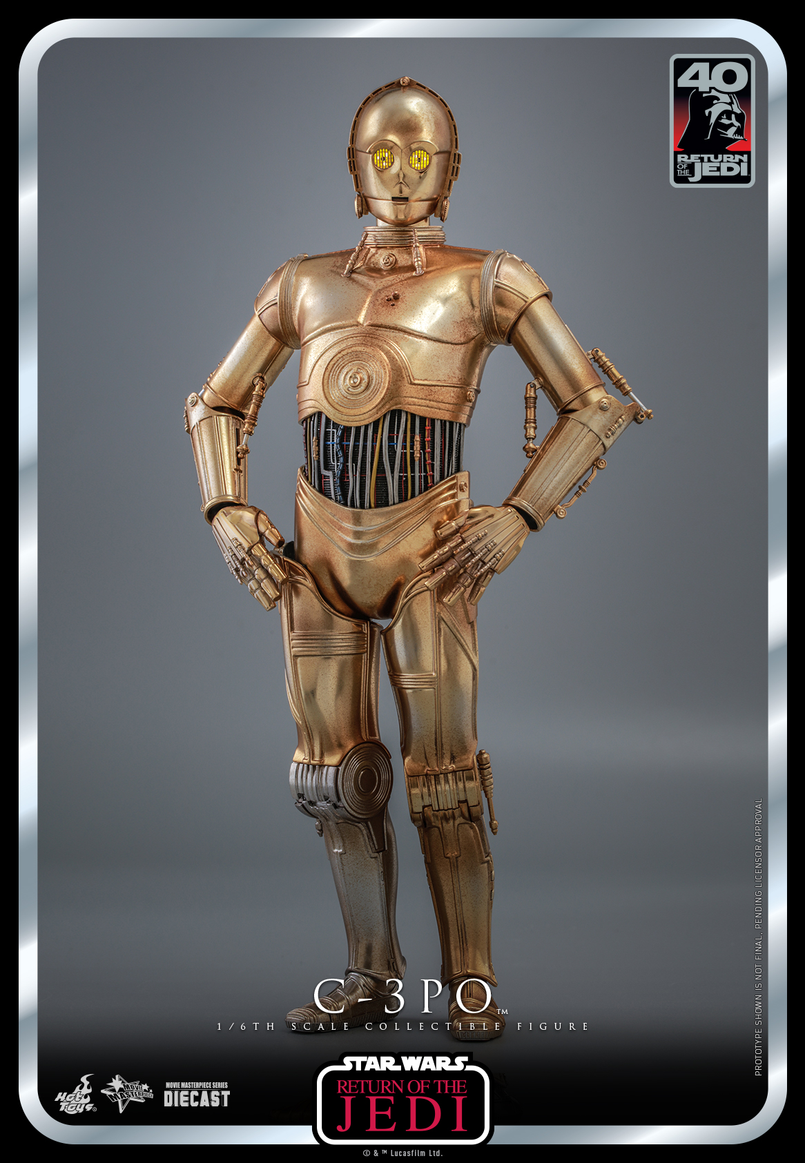 C-3PO TM - Hot Toys MMS701D56 Star Wars Episode VI Return of the