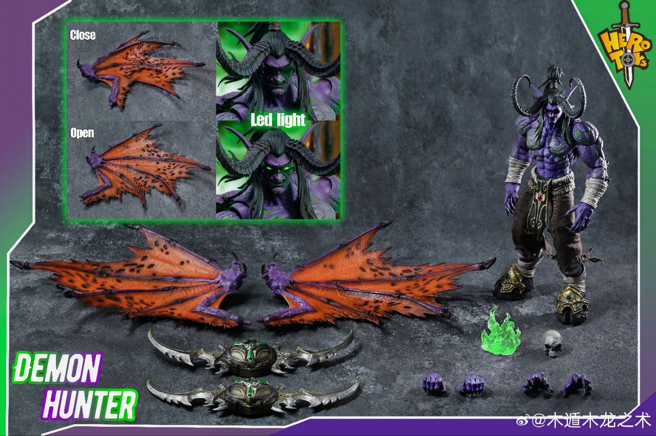 Hero Toys 1/12th scale Illidan Stormrage (Demon Hunter)
