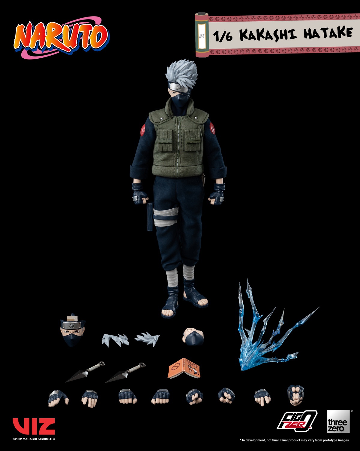 スリーゼロ 3Z0262Threezero はたけカカシ ナルト kakashi NARUTOFigZero 1/6 Kakashi Hatake – threezero store