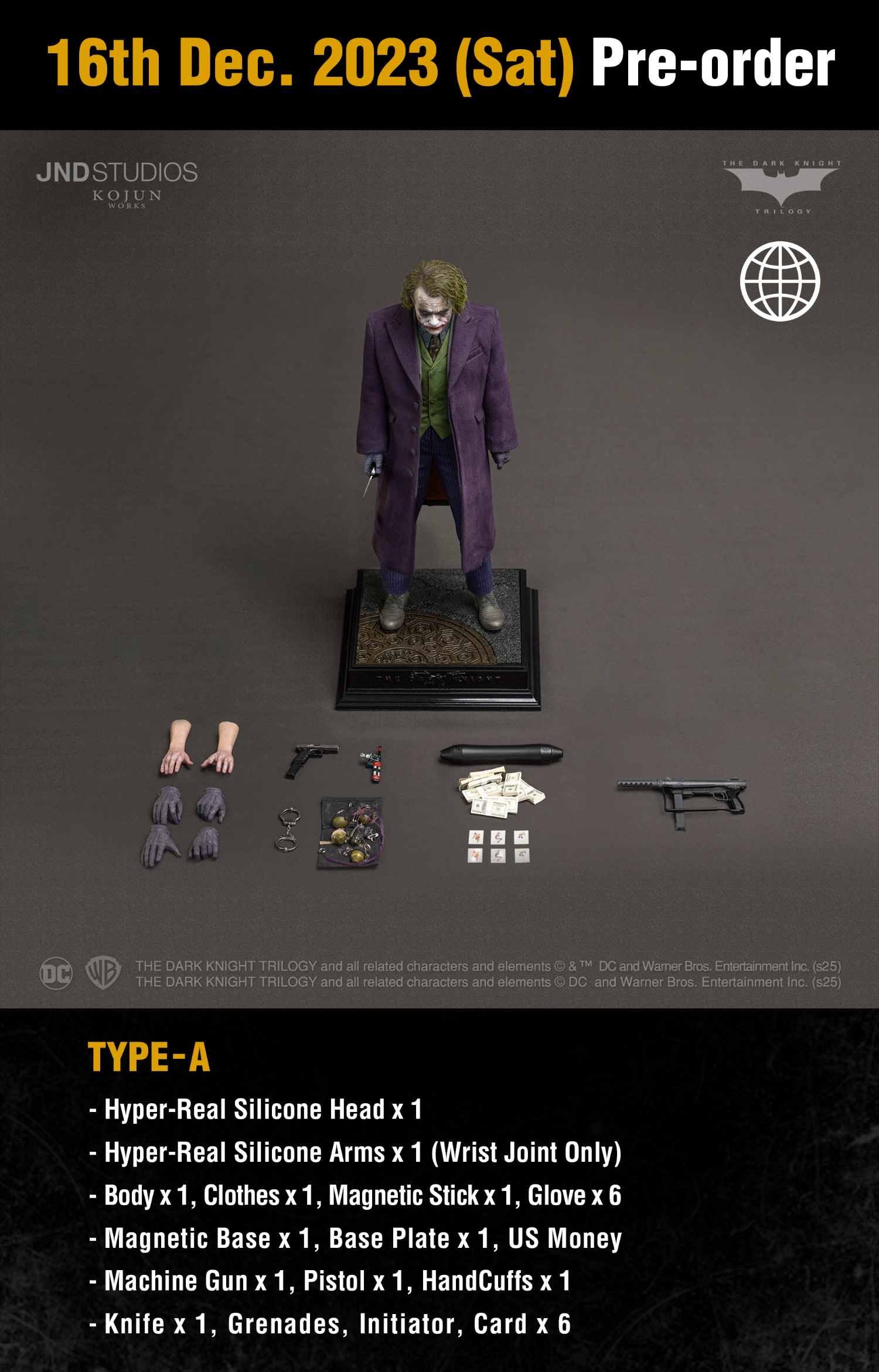 The Joker (Type-A) - JND Studios KJW001A 1/6 scale