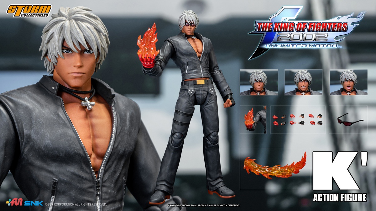 K ' (KOF 2002 UM) - Storm Collectibles SKKF10 1/12th scale The