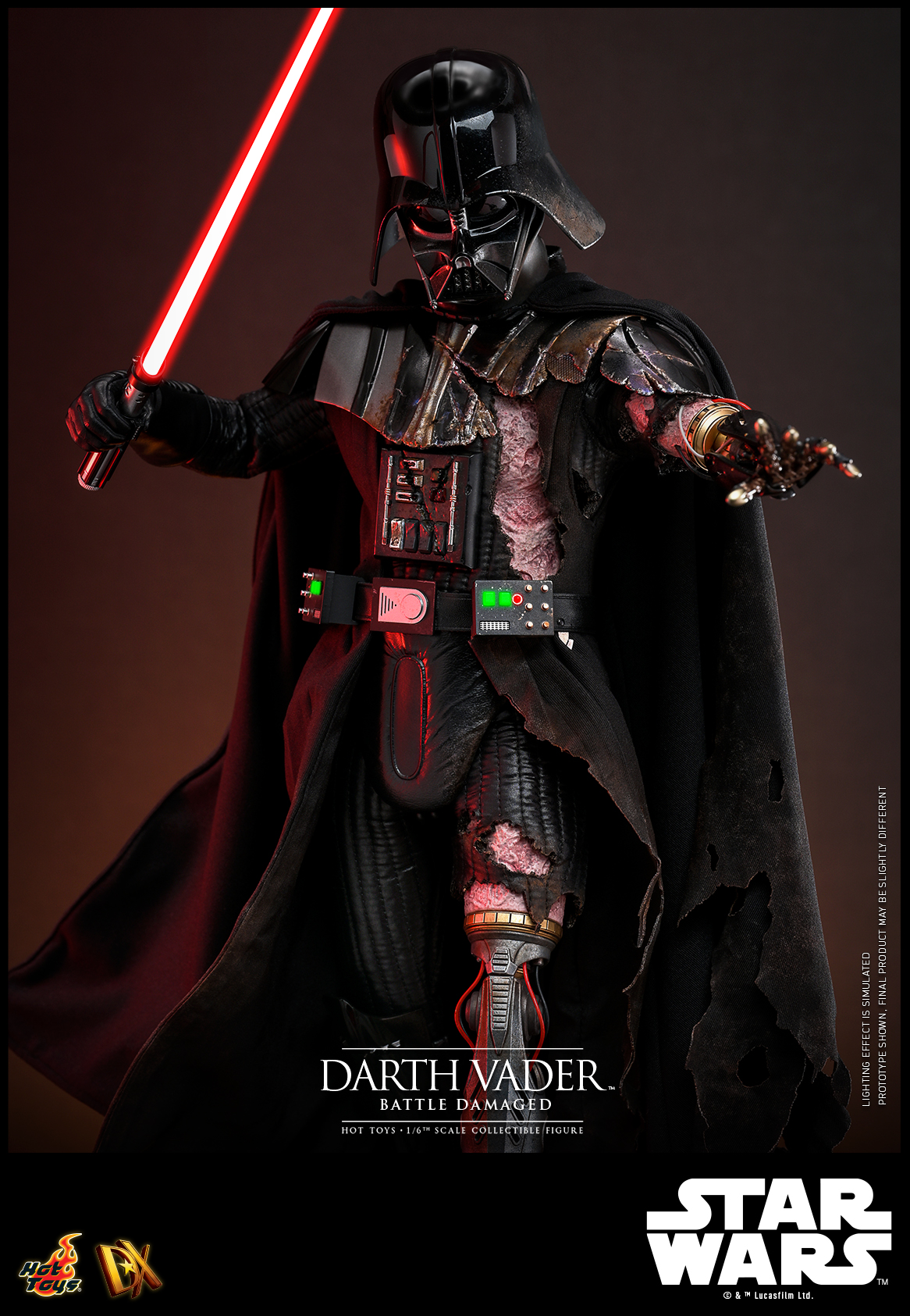 Star Wars Darth Vader Battle Damaged Star Wars Darth Vader (Battle