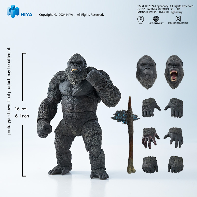 HiyaToys EBG0415 16cm Godzilla x Kong The New Empire - Kong