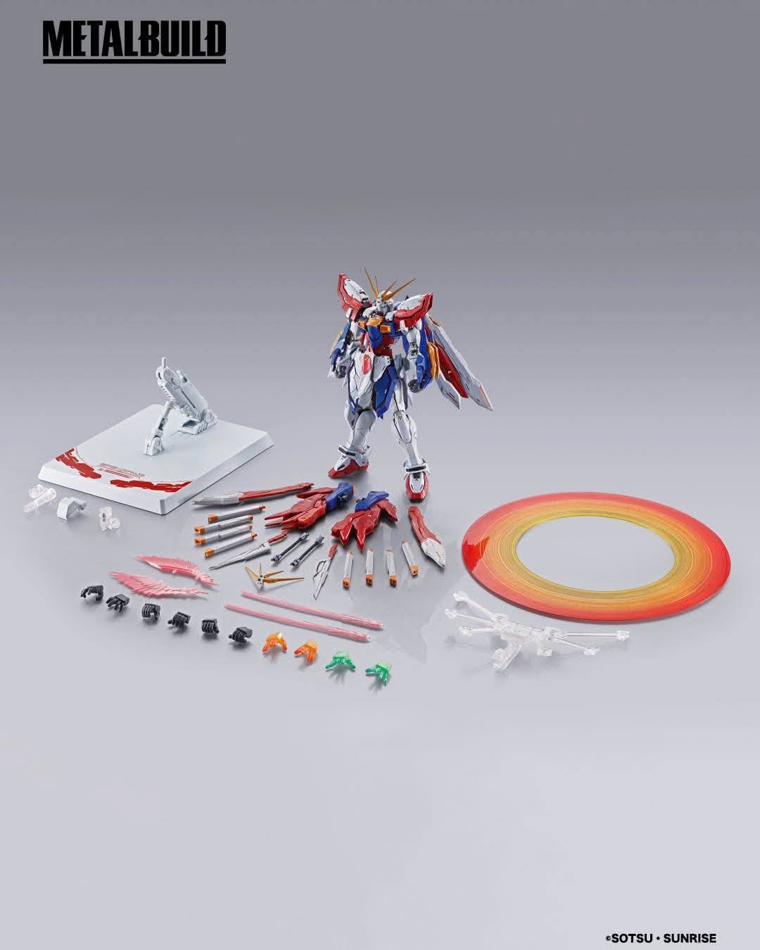 メタルビルド　 ゴッドガンダム　伝票剥がし跡あり第2次出荷分 METAL BUILD BURNING GUNDAM 伝票剥がし跡あり第2次出荷 Mobile