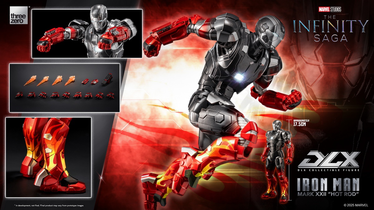 ThreeZero 3Z09450W0 Marvel Studios: The Infinity Saga DLX Iron Man