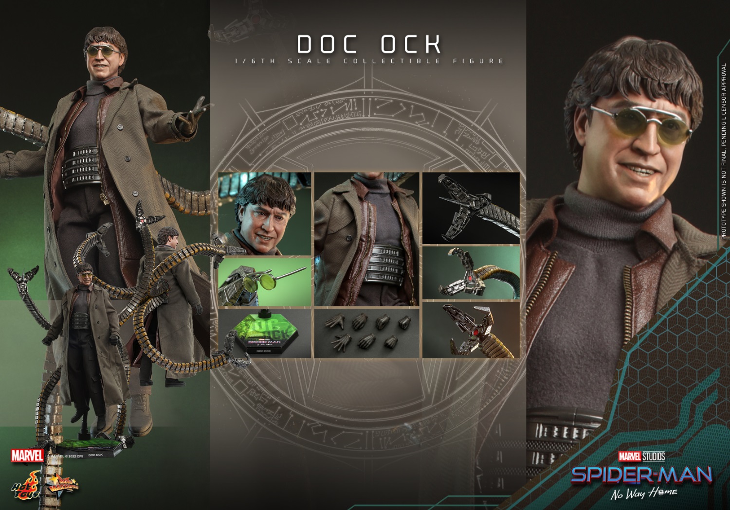 Doc Ock - Hot Toys MMS632 Spider-Man No Way Home 1/6th Scale Collectible Figure -superhero-scifi-robot Sales 2023 ljc9gssT1644306947