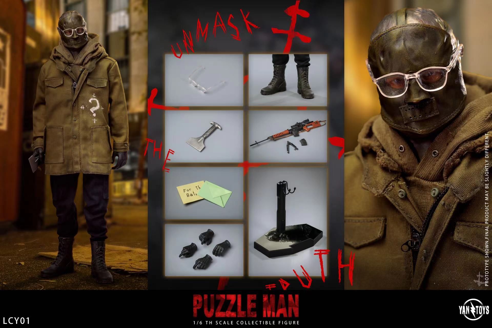 Puzzle Man - Yan Toys 1/6th Scale 12 Puzzle Man - Yan Toys 1/6th Scale -superhero-scifi-robot Sales 2023 Brgz04ev1652794516