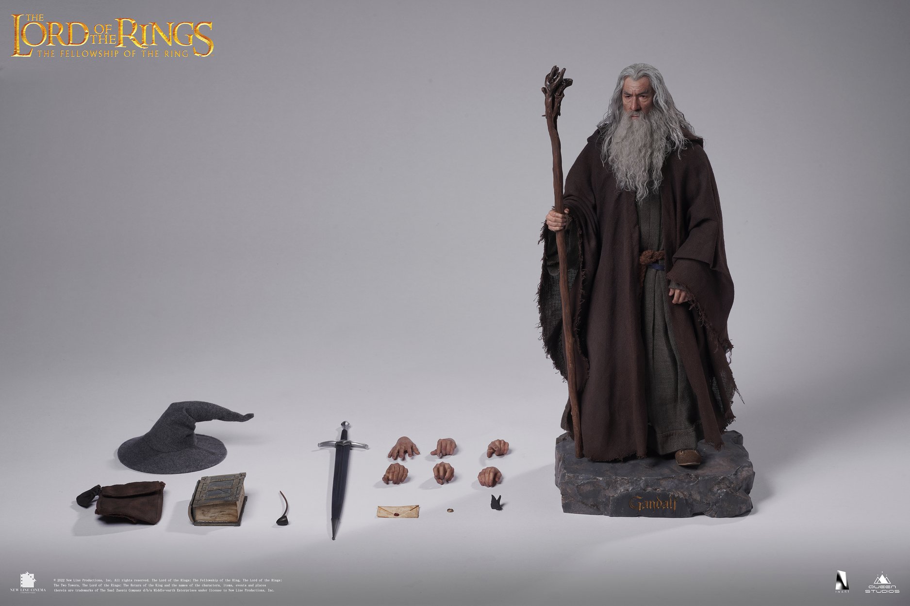 Gandalf - Queen Studios InArt The Lord Of The Rings - The Fellowship Of The Ring 1/6th Scale 14 Gandalf - Queen Studios InArt The Lord Of The Rings - The Fellowship Of The Ring 1/6th Scale -action_heroes_kaiju Sales Store