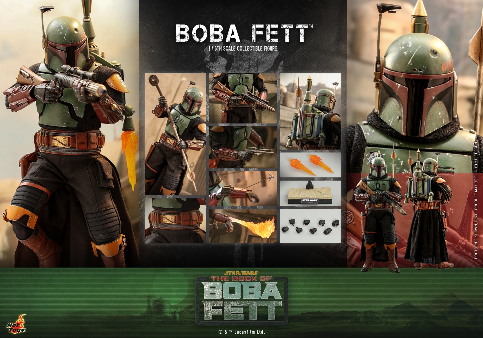 Boba Fett - Hot Toys TMS078 Star Wars The Book Of Boba Fett 1/6th Scale Collectible Figure 14 Boba Fett - Hot Toys TMS078 Star Wars The Book Of Boba Fett 1/6th Scale Collectible Figure -action_heroes_kaiju Sales Store vNmX341T1655718753