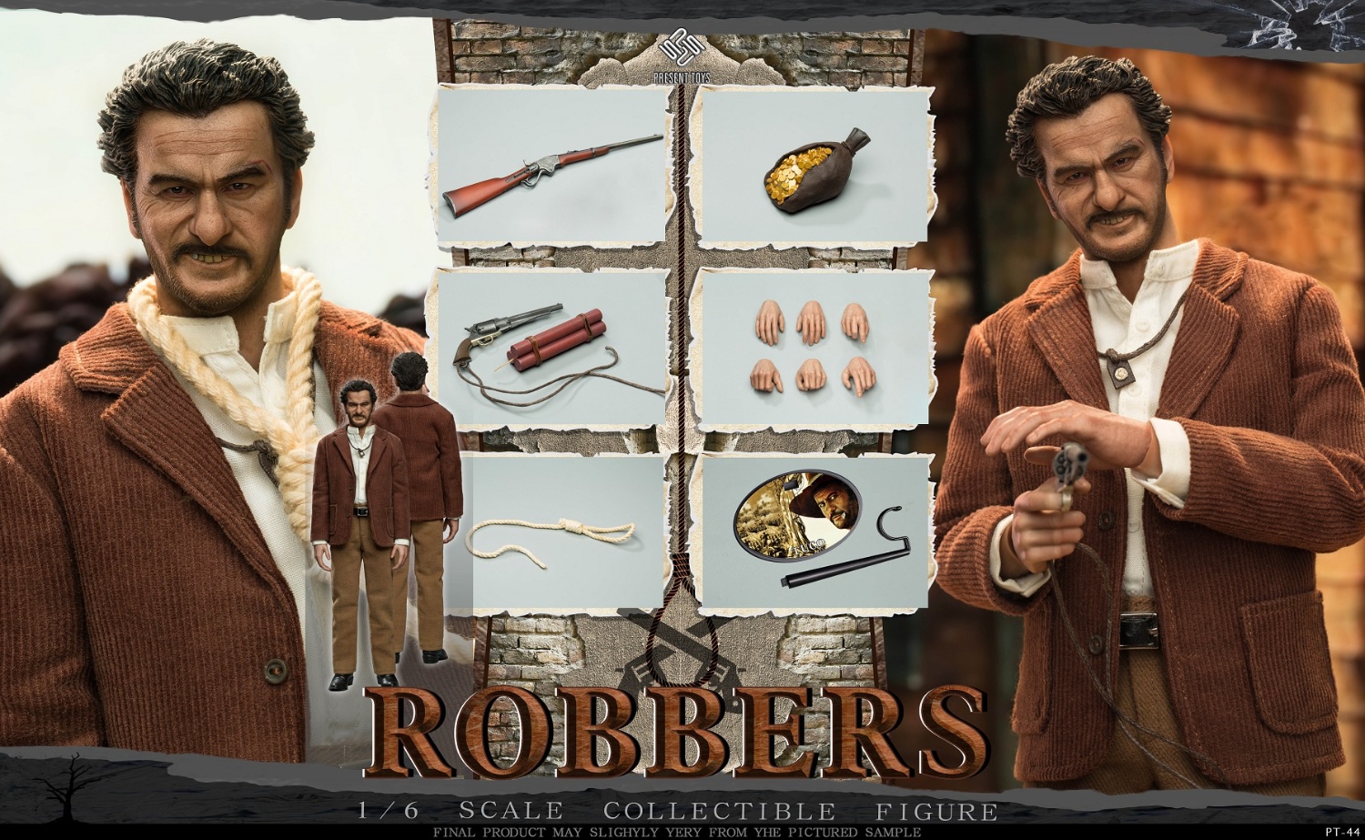 Robber Cowboy - Present Toys 1/6th Scale -superhero-scifi-robot Sales 2023 tdIkTAO91655868405