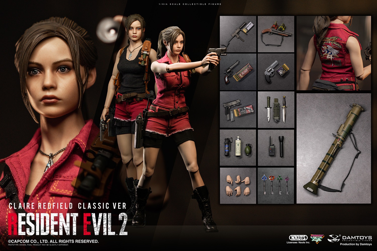 Claire Redfield (Classic Ver.) - NAUTS X DAMTOYS 1/6th Scale Resident Evil 2 14 Claire Redfield (Classic Ver.) - NAUTS X DAMTOYS 1/6th Scale Resident Evil 2 -superhero-scifi-robot Sales 2023 zL4gisg71656092636