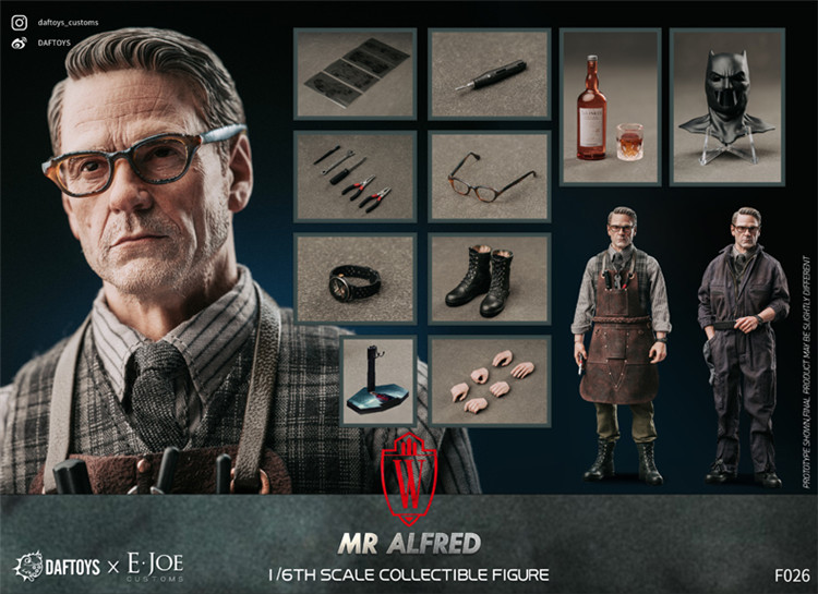 Mr Alfred - Daftoys 1/6th Scale Justice League Butler -superhero-scifi-robot Sales 2023 rT8T01MD1656990191