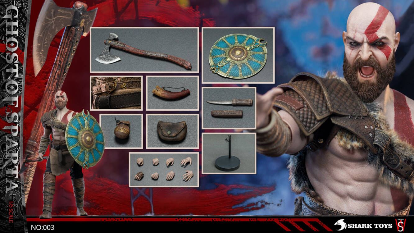 Ghost Of Sparta - Shark Toys X SW Toys 1/6th Scale -superhero-scifi-robot Sales 2023 fAifIFS91661764853