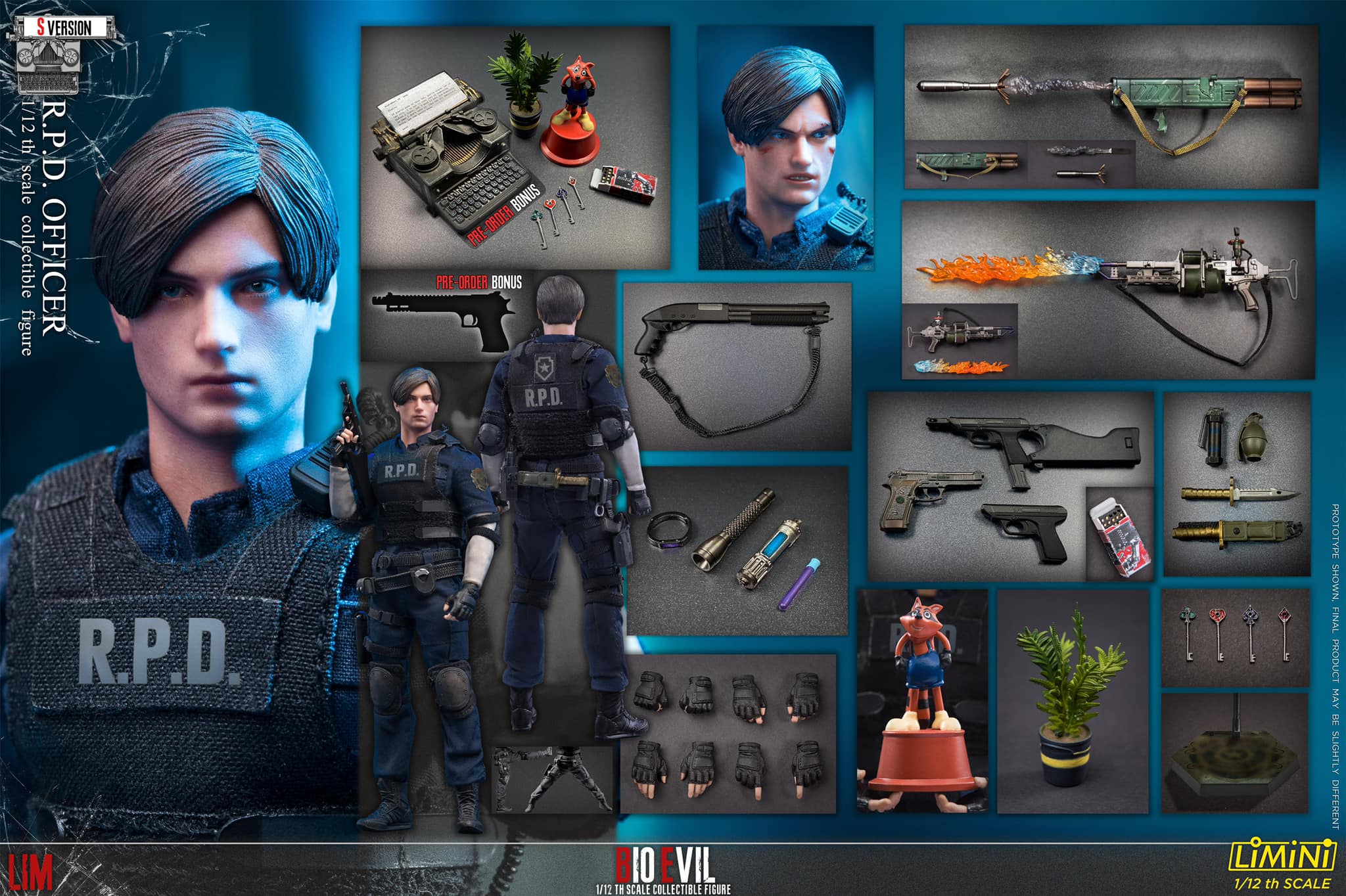 R.P.D Officer (S Version) - LimToys 1/12th Scale LiMiNi Bioevil 12 R.P.D Officer (S Version) - LimToys 1/12th Scale LiMiNi Bioevil -superhero-scifi-robot Sales 2023 5j1mSVfN1658128625