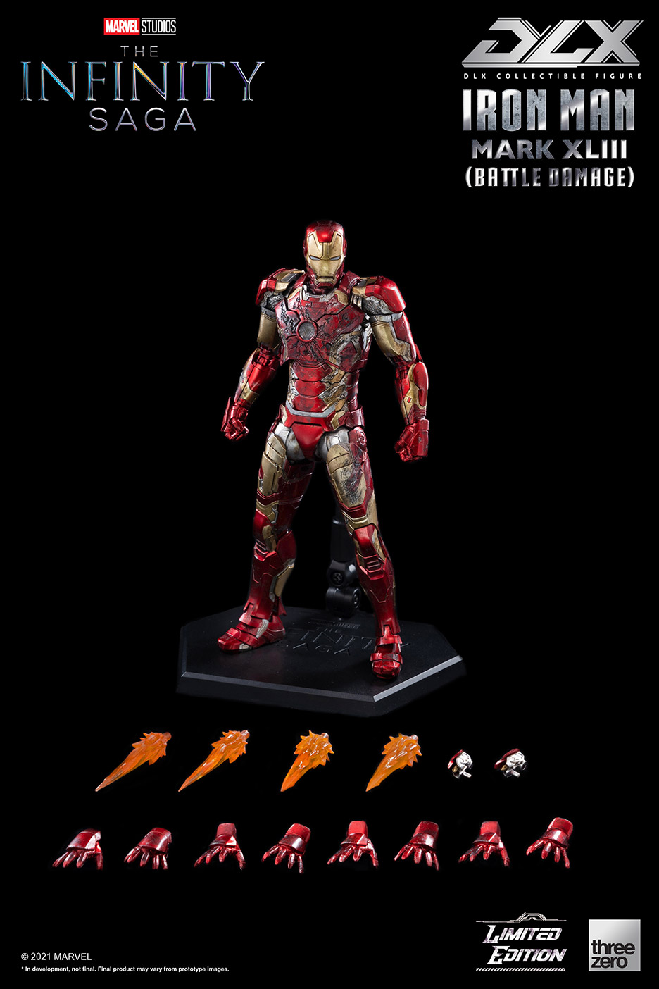 Mark43 (Battle Damage) - ThreeZero DLX Iron Man 12 Mark43 (Battle Damage) - ThreeZero DLX Iron Man -superhero-scifi-robot Sales 2023 ePvKQooR1658145883