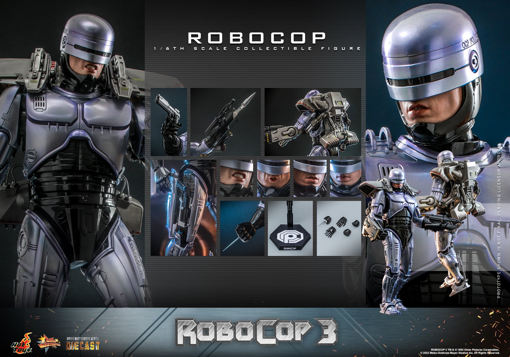 RoboCop - Hot Toys MMS669D49 RoboCop 3 1/6th scale