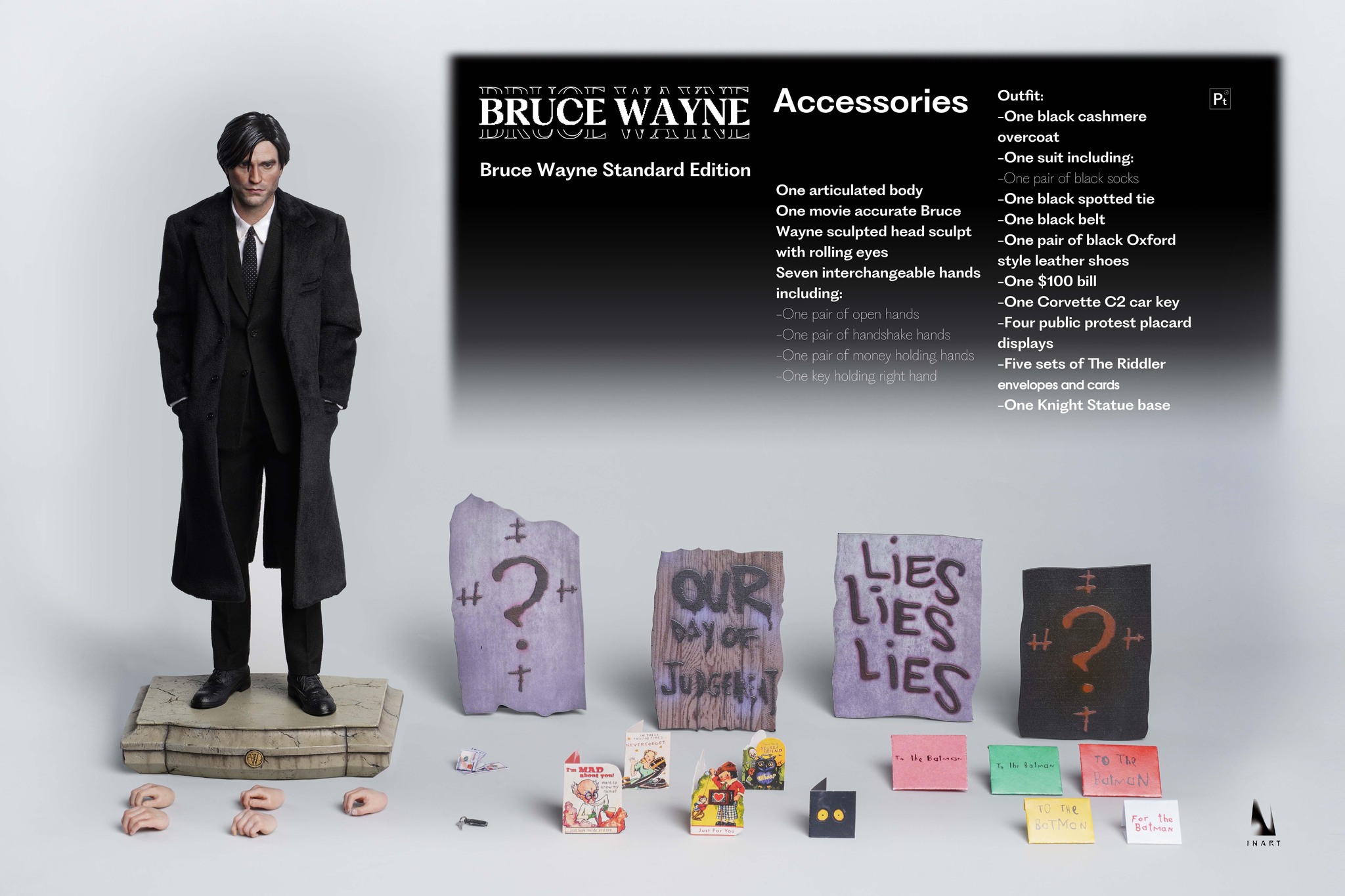 Bruce Wayne (Standard Edition) - Queen Studios InArt PT002-2S The Batman 1/6th Scale Collectible Figure 8 Bruce Wayne (Standard Edition) - Queen Studios InArt PT002-2S The Batman 1/6th Scale Collectible Figure -superhero-scifi-robot Sales 2023 sJk1LIk71660569760