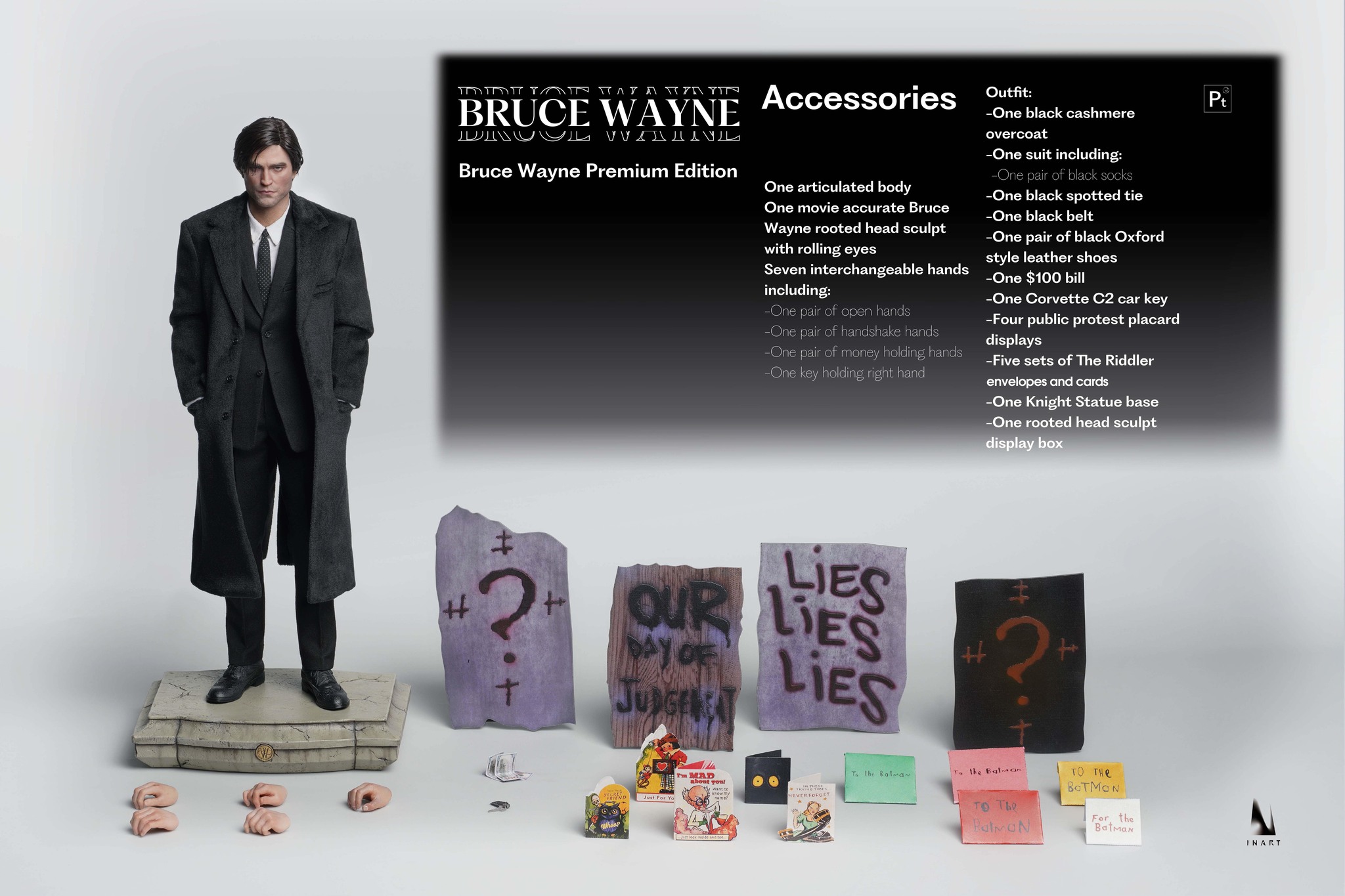 Bruce Wayne (Premium Edition) - Queen Studios InArt PT002-2P The Batman 1/6th Scale Collectible Figure -superhero-scifi-robot Sales 2023 OKd48wsb1660570514