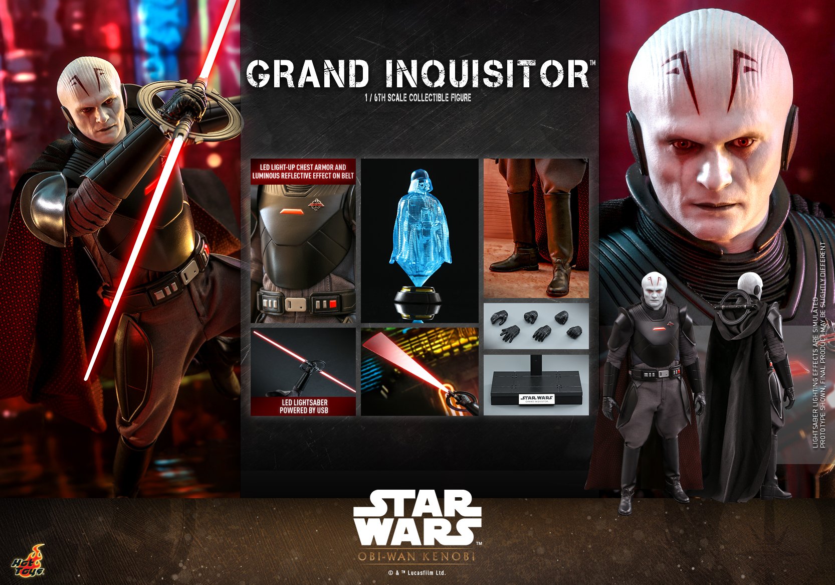 Grand Inquisitor - Hot Toys TMS082 Star Wars Obi-Wan Kenobi 1/6th Scale Collectible Figure 12 Grand Inquisitor - Hot Toys TMS082 Star Wars Obi-Wan Kenobi 1/6th Scale Collectible Figure -superhero-scifi-robot Sales 2023