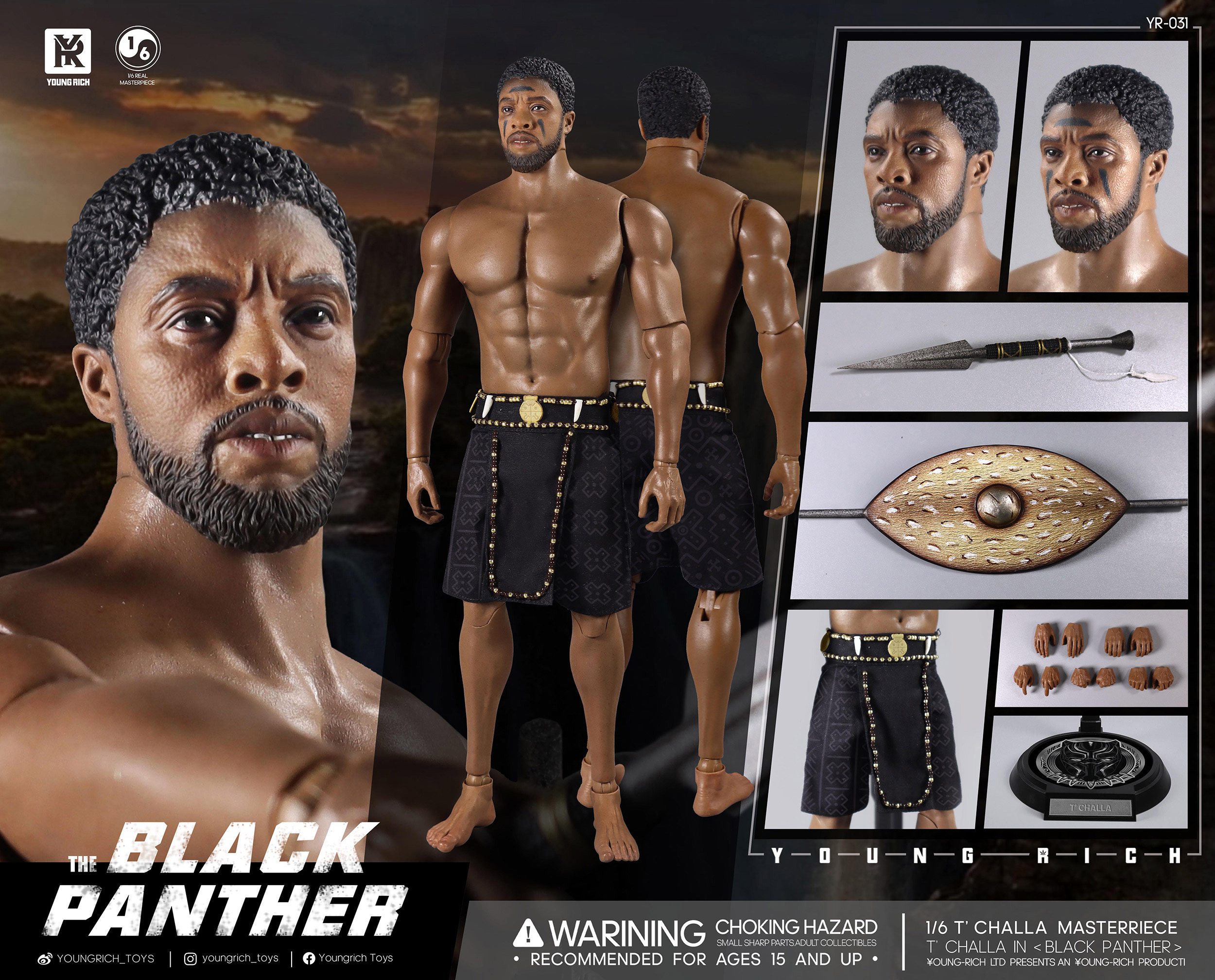 The Black Panther - Young Rich Toys YR031R 1/6th Scale -superhero-scifi-robot Sales 2023 qUB7LqYq1661757099