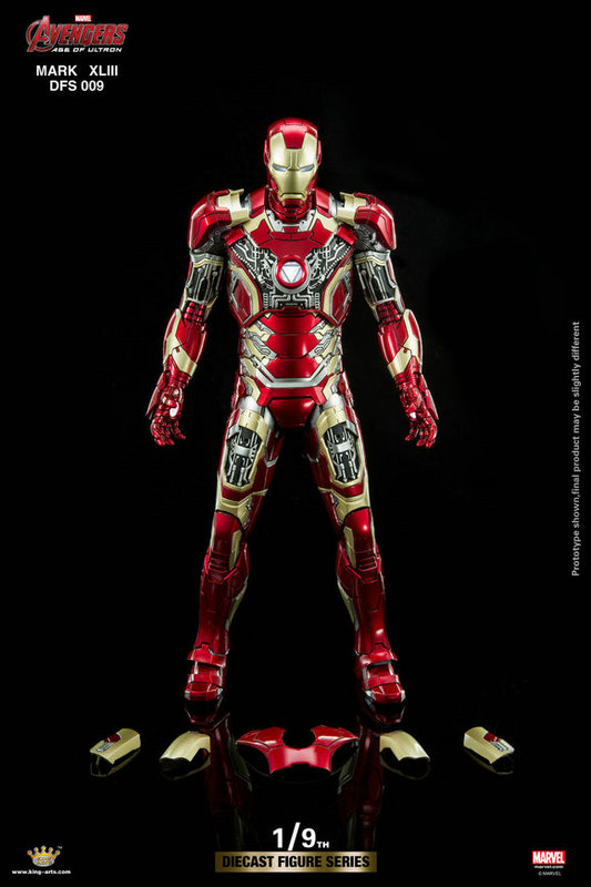 Iron Man Mark 43 - King Arts DFS009 1/9th Scale Avengers Age Of Ultron Diecast Figure -superhero-scifi-robot Sales 2023 e11zVt9a1661838986